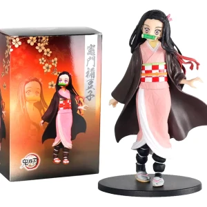 Figura Nezuko Kamado Demon Slayer capa cafe