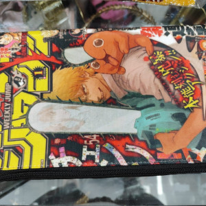 Cartucheras varias, BTS, BT21, Inosuke, Kimetsi, Demons Slayer, chainsaw man, Pochita, Harry Potter
