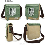 Bolso de attack on titan, shingeki no kyojin, anime