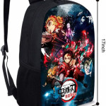 Bulto de Kimetsu no Yaiba, Demons Slayer, escolar, bolso, mochila