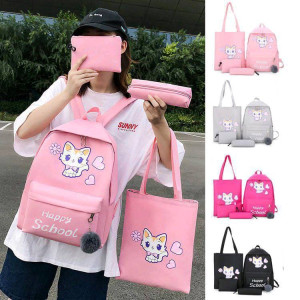 Bulto escolar de gato, bolso, animales