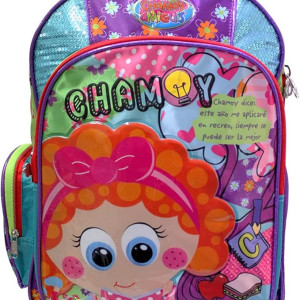 Bulto Chamoy Amiguis con verde, escolar, bolso, mochila