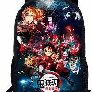 Bulto de Kimetsu no Yaiba, Demons Slayer, escolar, bolso, mochila