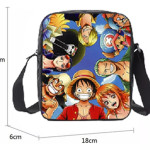 Bulto de tres piezas de One piece, anime, bolsos, cartuchera, lonchera