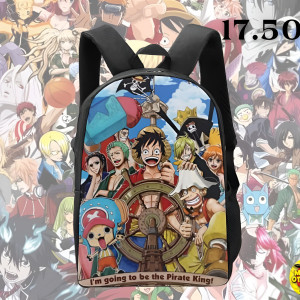 Bulto de One piece, bolso, escolar, mochila