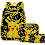 Bulto de Pikachu con cartuchera, bolso, Pokémon