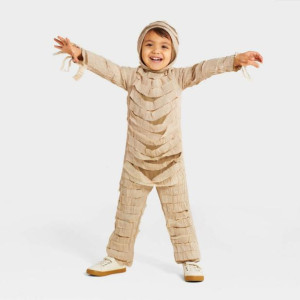 Traje De Momia Para Niños Disfraz De Halloween