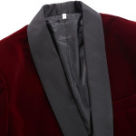Saco de vestir rojo para niños de terciopelo, disfraz, halloween