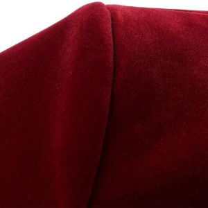 Saco de vestir rojo para niños de terciopelo, disfraz, halloween