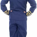 Disfraz de piloto para niños, halloween, profesiones, trabajo