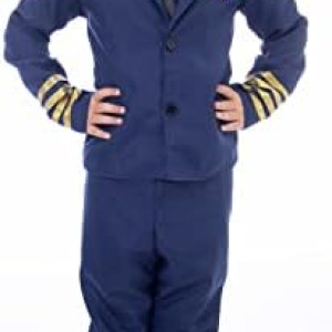 Disfraz de piloto para niños, halloween, profesiones, trabajo