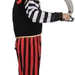 Disfraz de pirata niños, fierce, halloween, cuento, fantasia, capitán