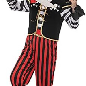 Disfraz de pirata niños, fierce, halloween, cuento, fantasia, capitán