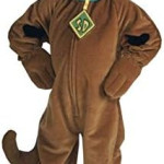 Disfraz de peluche de Scooby-Doo de dibujos animados para niños, haloween, perro