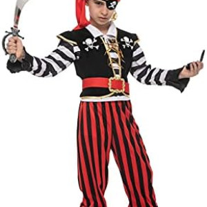 Disfraz de pirata niños, fierce, halloween, cuento, fantasia, capitán