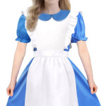 Disfraz de Alice para niñas, vestido azul de Peter Pan, cuento, Alicia en el país de la Maravillas