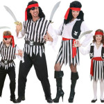 Disfraz de bucanero para niñas, pirata