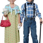Disfraz de viejita para niña, abuela, cuentos, fantasia, caperucita roja