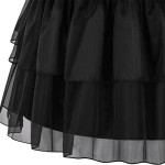 Disfraz de Merlina Addams con Peluca,  para niñas - Wednesday, Halloween