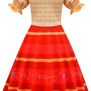 Vestido para niñas, disfraz de cumpleaños de Madrigal, Dolores, Encanto