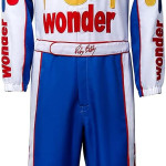 Ricky Bobby Racing Costume Jumpsuit Hat Cap Outfit Suit Adult Men Talladega Nights Halloween Cosplay Wonder Uniform
