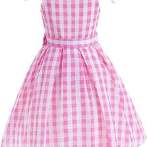 Disfraz rosa para niñas, Disfraz Barbie con accesorios, pelicula Barbie