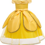 Traje de Bella Vestido La Bella Y La Bestia Disfraz Niña