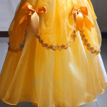 Vestido De Bella Traje La Bella y la bestia Disfraz Para Niña