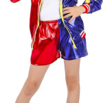 Chaqueta Harley Queen Disfraz Para Niña Escuadron Suicida, DC