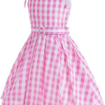 Disfraz rosa para niñas, Disfraz Barbie con accesorios, pelicula Barbie