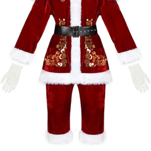 Traje Santa Claus completo (10 piezas), navidad