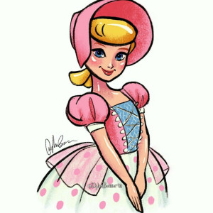 Disfraz de "Little Bo Peep" de "Toy Story" niña
