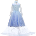 Disfraz de princesa para niñas, frozen, Elsa, famtasia