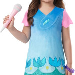 Disfraz de Troll de amapola para niñas pequeñas