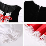 Disfraz de Caperucita Roja para niñas, disfraz de Halloween, Viyorshop