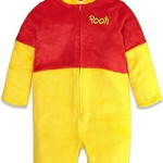 Disfraz niño Pijama mameluco de Winnie The Pooh, para niños, con gorro