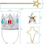 Disfraz de princesa Rosalina para niñas Mario Bros