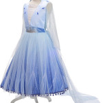 Disfraz de princesa para niñas, frozen, Elsa, famtasia