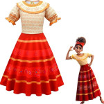 Vestido para niñas, disfraz de cumpleaños de Madrigal, Dolores, Encanto