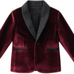 Saco de vestir rojo para niños de terciopelo, disfraz, halloween