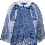 Vestido de Elsa de Frozen Navideño Disfraz Navidad