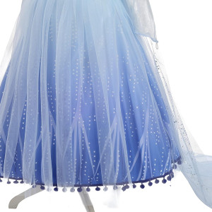Disfraz de princesa para niñas, frozen, Elsa, famtasia