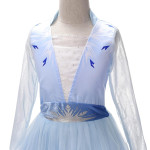 Disfraz de princesa para niñas, frozen, Elsa, famtasia