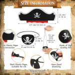 Disfraz de pirata con sombrero pirata niño