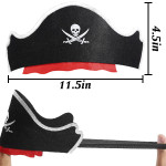 Disfraz de pirata con sombrero pirata niño