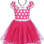 Vestido de Minnie Mouse para niña, Mickey