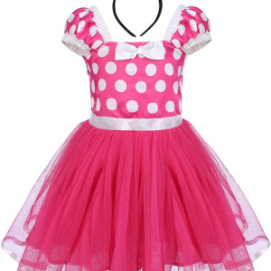 Vestido de Minnie Mouse para niña, Mickey