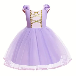 Disfraz Princesa, Rapunzel, niñas, fantasia. Haloween