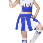 Traje de porrista para niña, disfraz, halloween