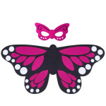 Alas de mariposa con antifaz, disfraz, animales, granja